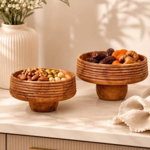 ۱۰ ایده برای تزئین آشپزخانه با وسایل چوبی